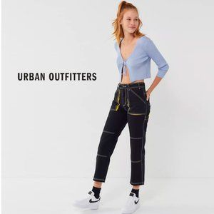 NEW! BDG Urban Outfitters Maura Contrast Stitch Cropped Utility Jean